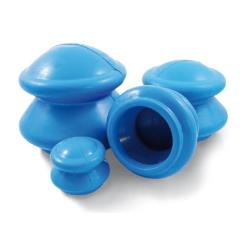 Bańki gumowe akupunkturowe, 4 szt.