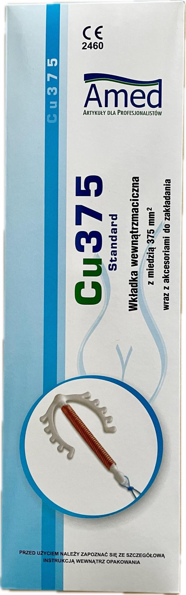 Wkładka wewnatrzmaciczna Cu 375 (typ Multiload) standard