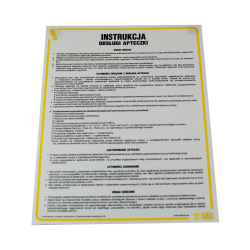 Instrukcja obsługi apteczki 