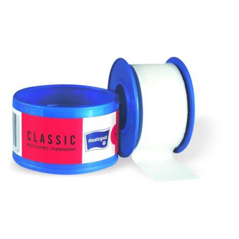 Przylepiec CLASSIC na tkaninie  z nakładką 2,5 cm x 5 m , 1 szt.