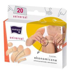 Zestaw plastrów uniwersalnych UNIVERSAL 20 szt.