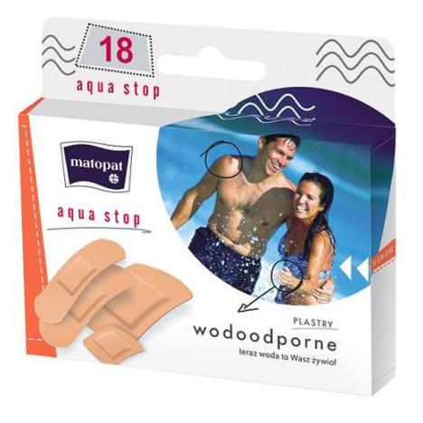 Zestaw plastrów wodoodpornych AQUA STOP 18szt.