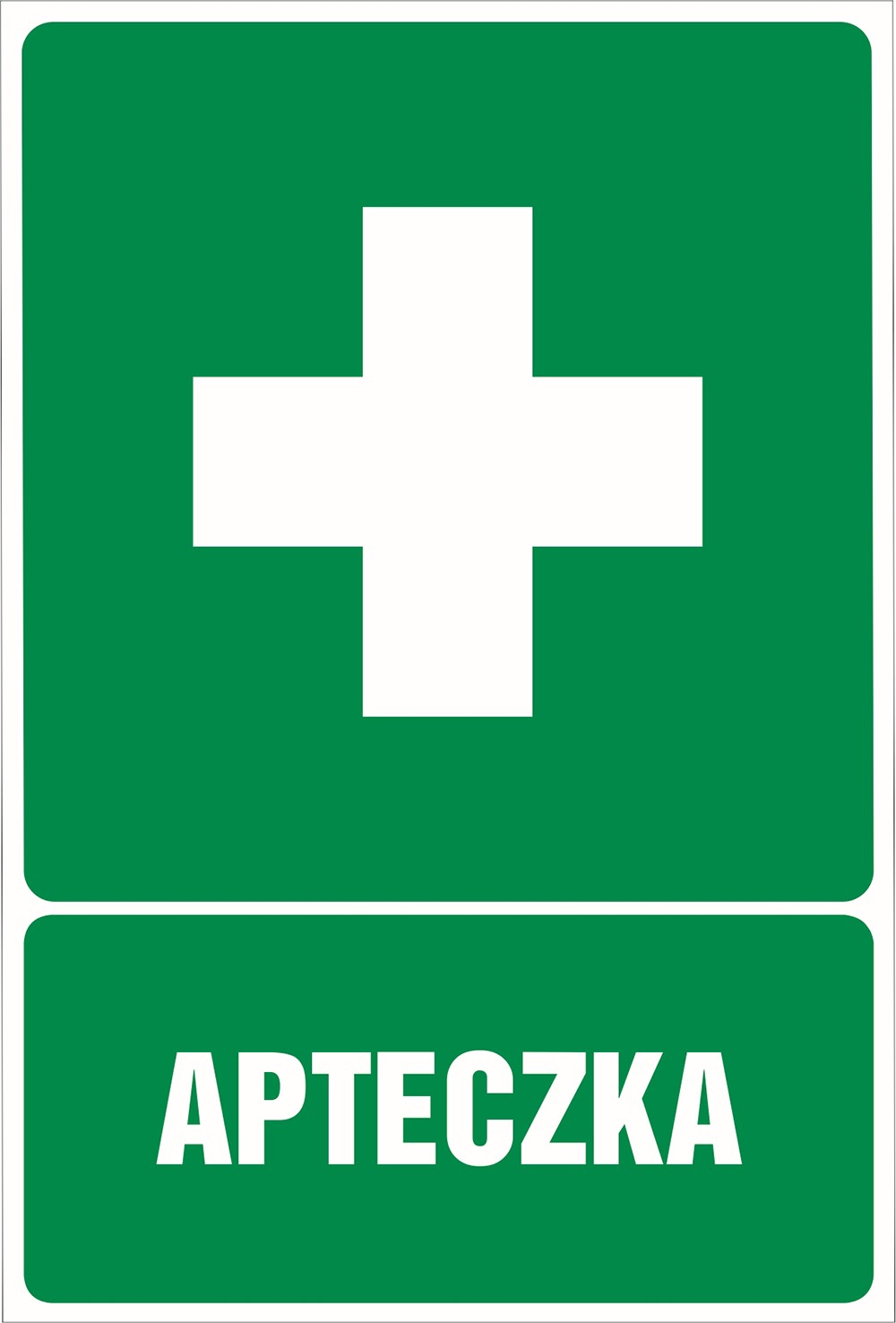 Znak - apteczka pierwszej pomocy