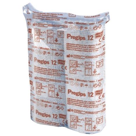 PREGIPS 12 opaska gipsowa wolnowiążąca 6 cm x 3 m, 2 szt.