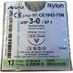 Nici nylon. 3/0 dł. 75 cm, igła CE-19, 3/8 koła, odwrot. tnąca, op. 12 szt
