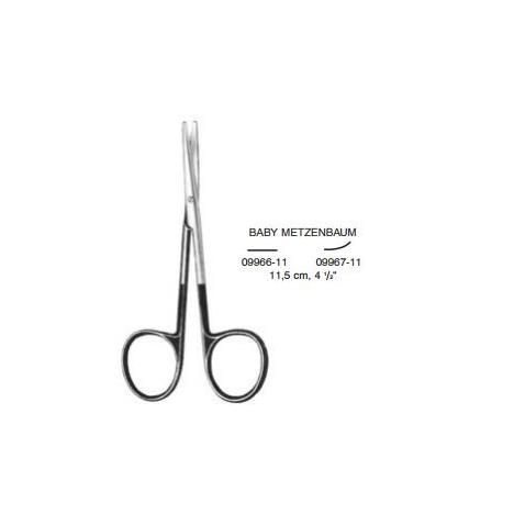 Nożyczki Baby Metzenbaum 11,5 cm proste