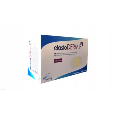 ElastoDerm Opatrunek foliowy z ramką, samoprzylepny, jałowy 10 x 12 cm, 1szt.