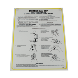 Instrukcja - techniki mycia i dezynfekcji rąk 