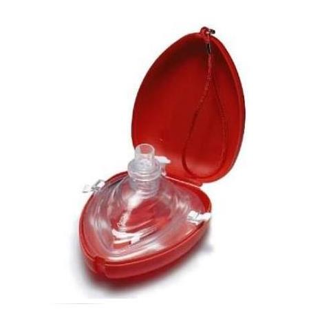 Maska twarzowa AMBU Res Cue Mask, Pocket Mask, kształt serduszko