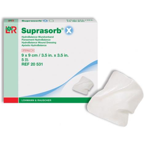 SUPRASORB X 9 x 9 cm opatrunek regulujący wilgotność - 1 szt.