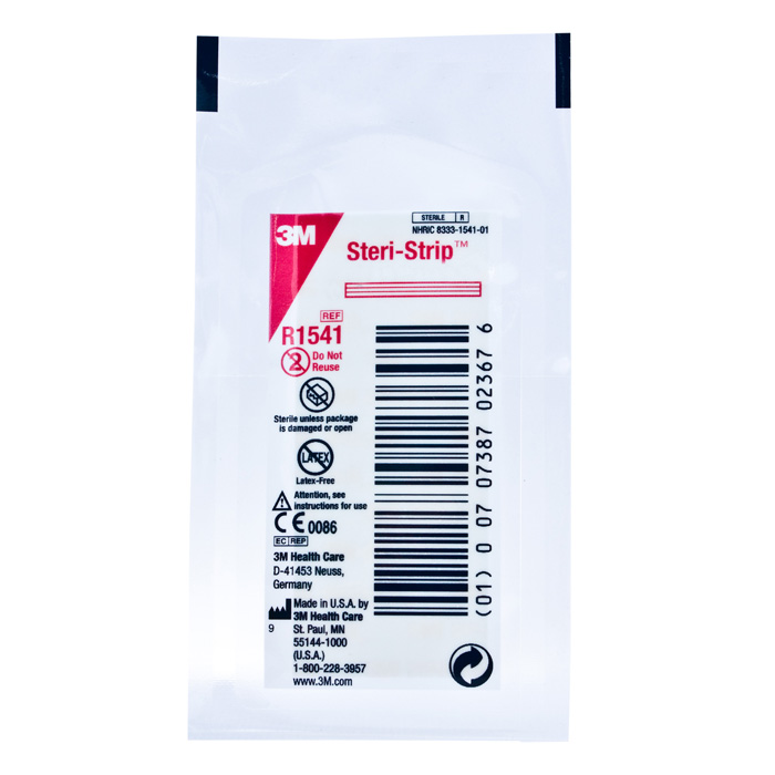 Steri Strip Paski do zamykania ran 3mm x 75mm, 1 koperta (5szt)