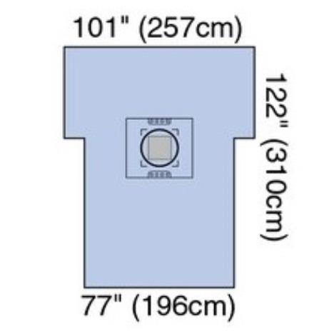 Zestaw do cięcia cesarskiego z foliowym zbiornikiem 3M