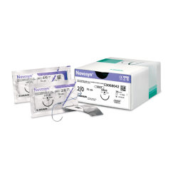 Novosyn®VIOLET 1/2 kola 2 (5) HR40s 90 cm-fioletowy-wchlanialne -36 szt.